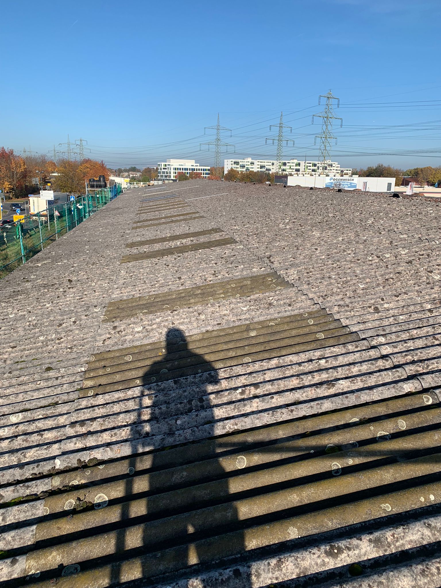 Lagerhausdach – nach der Sanierung